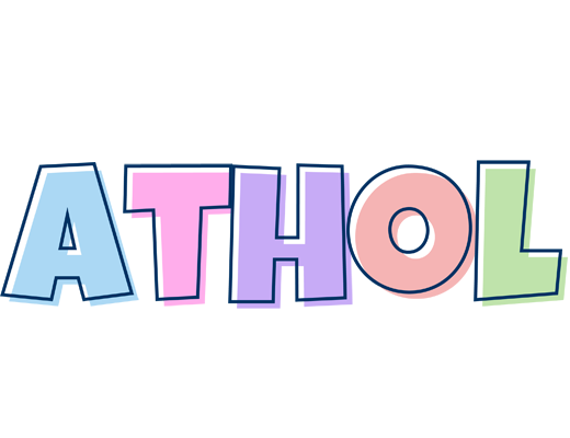 Athol pastel logo