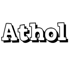 Athol snowing logo