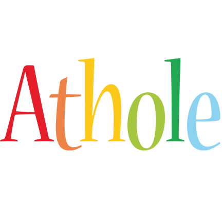 Athole birthday logo