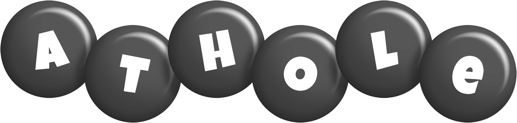 Athole candy-black logo
