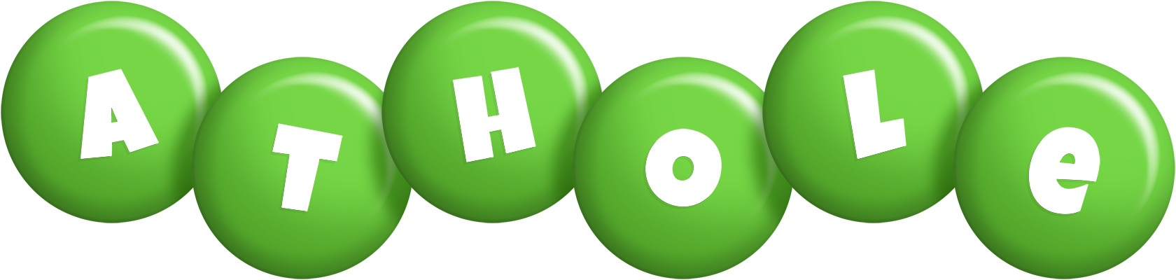 Athole candy-green logo