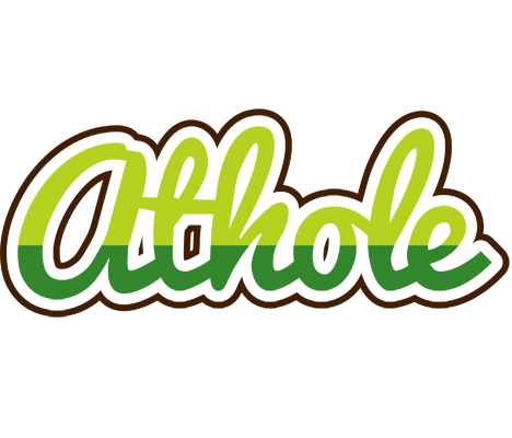 Athole golfing logo