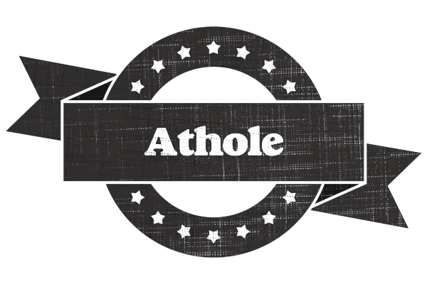 Athole grunge logo
