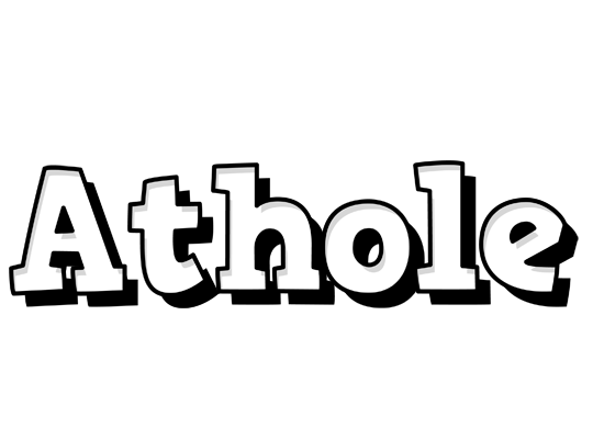 Athole snowing logo