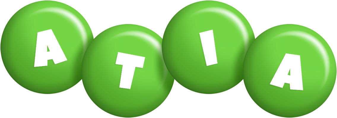 Atia candy-green logo