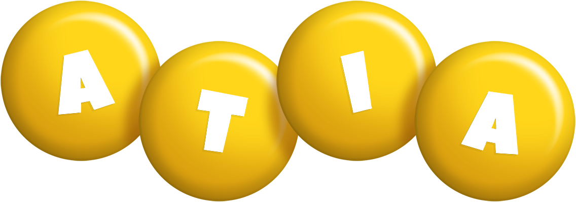 Atia candy-yellow logo