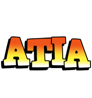 Atia sunset logo