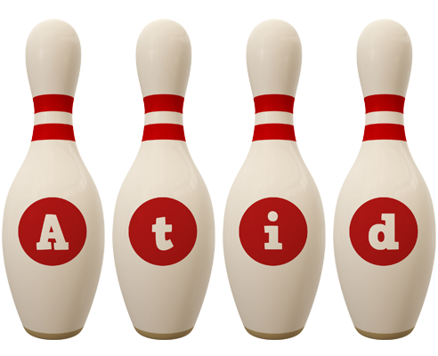 Atid bowling-pin logo