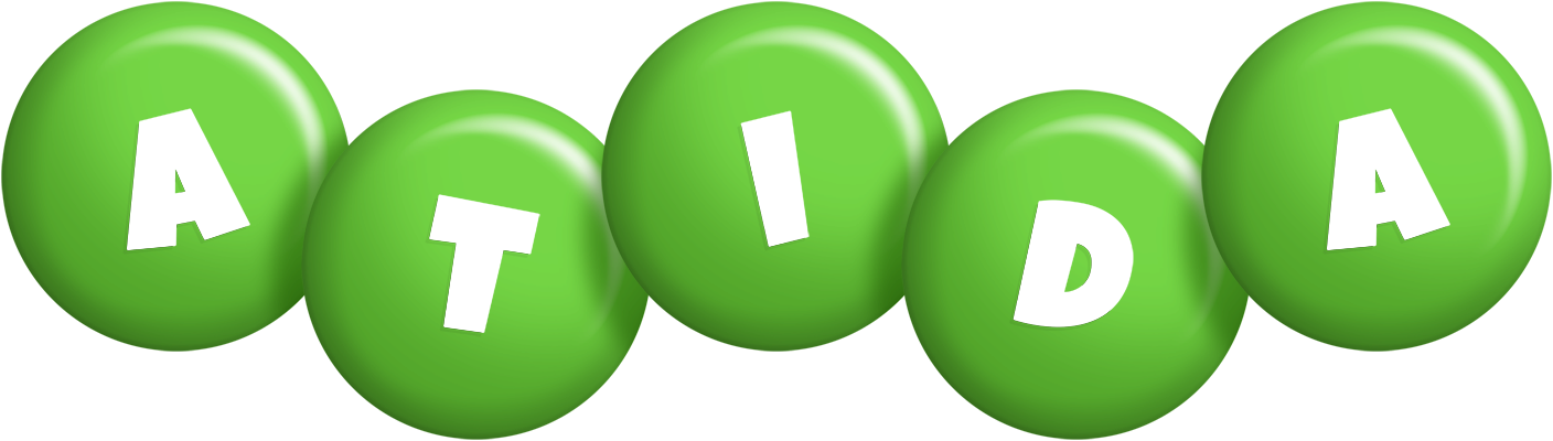 Atida candy-green logo