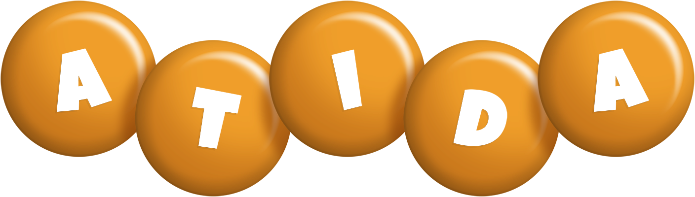 Atida candy-orange logo