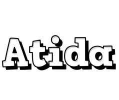 Atida snowing logo