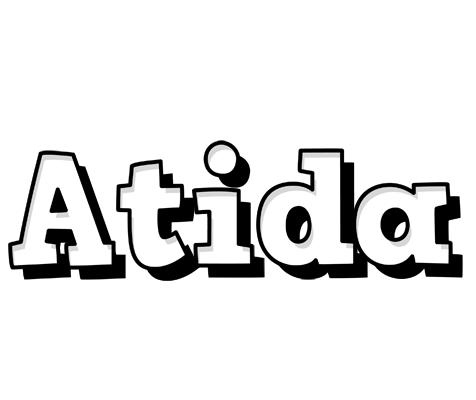 Atida snowing logo