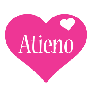 Atieno love-heart logo