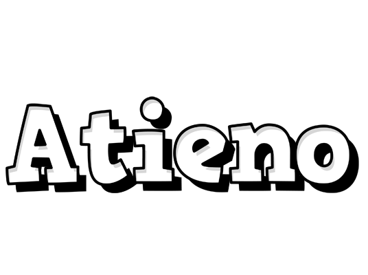 Atieno snowing logo