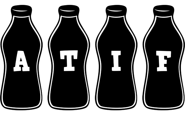 Atif bottle logo
