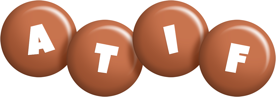 Atif candy-brown logo