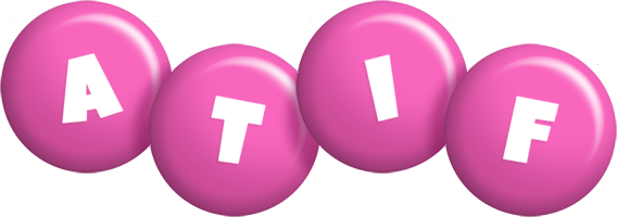 Atif candy-pink logo