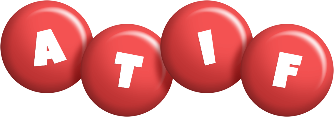 Atif candy-red logo