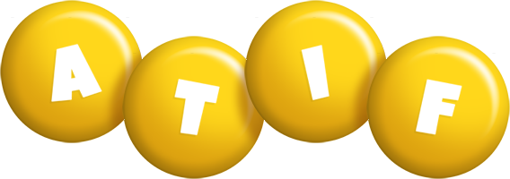 Atif candy-yellow logo