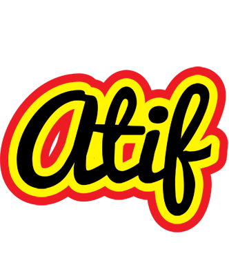 Atif flaming logo