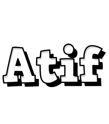 Atif snowing logo