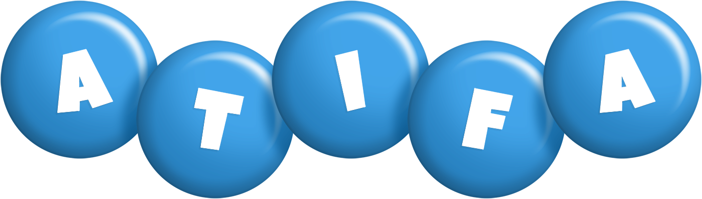 Atifa candy-blue logo