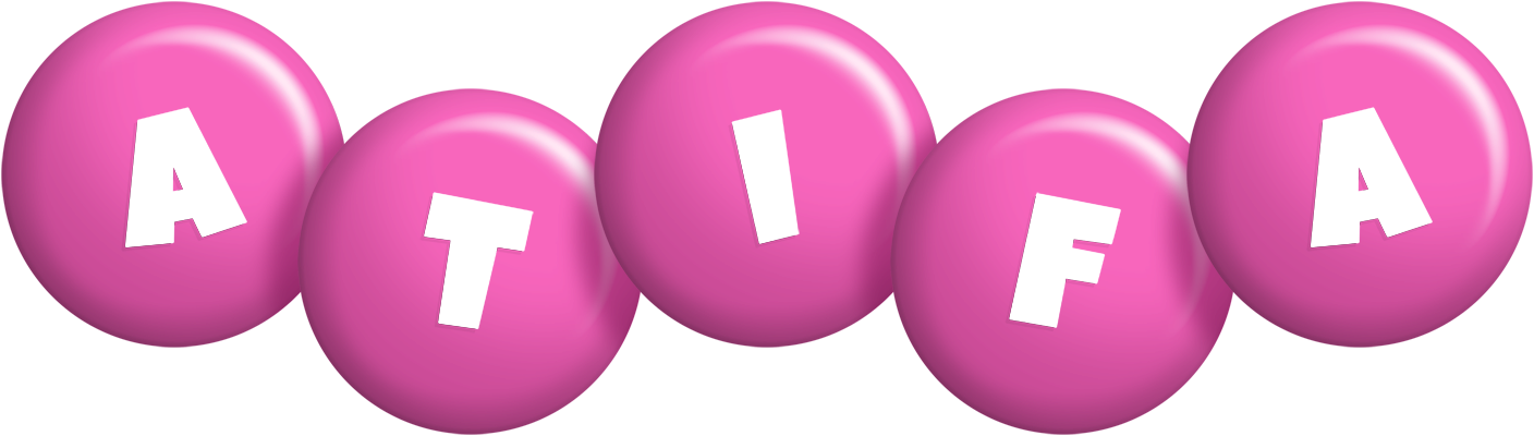 Atifa candy-pink logo
