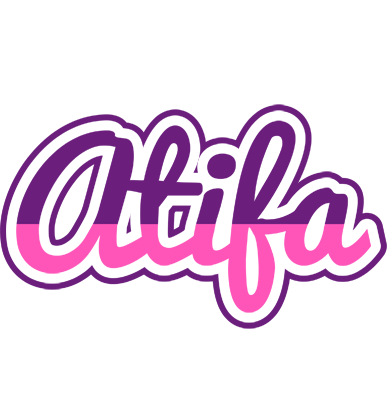 Atifa cheerful logo