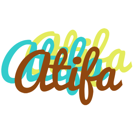 Atifa cupcake logo