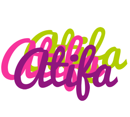 Atifa flowers logo