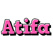 Atifa girlish logo