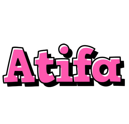 Atifa girlish logo