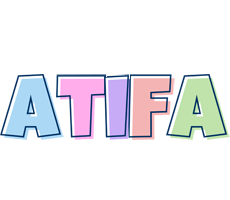 Atifa Logo | Name Logo Generator - Candy, Pastel, Lager, Bowling Pin,  Premium Style