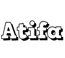 Atifa snowing logo