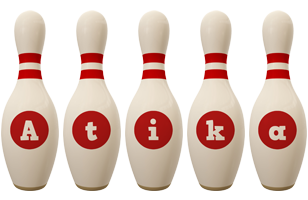 Atika bowling-pin logo