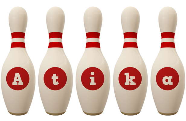 Atika bowling-pin logo