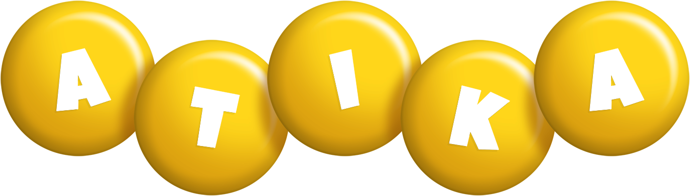 Atika candy-yellow logo