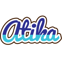 Atika raining logo