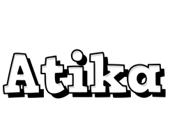 Atika snowing logo