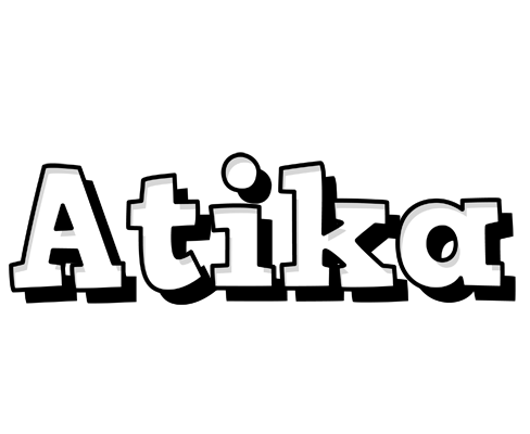 Atika snowing logo