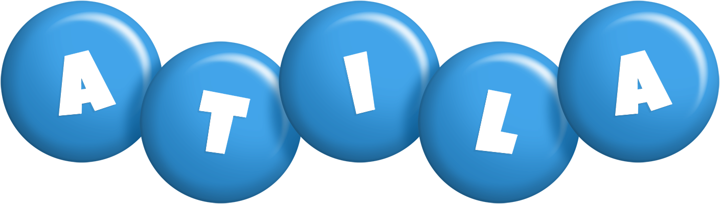 Atila candy-blue logo