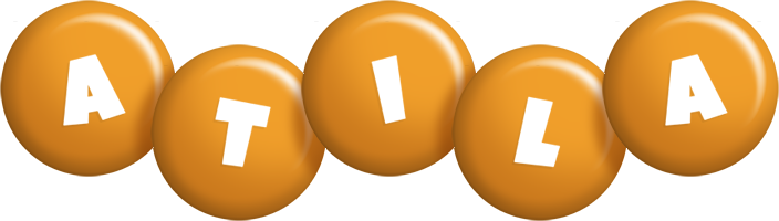 Atila candy-orange logo