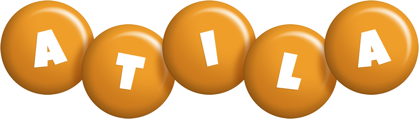 Atila candy-orange logo