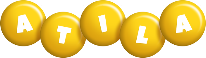 Atila candy-yellow logo