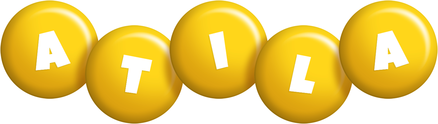 Atila candy-yellow logo