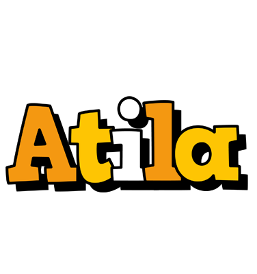 Atila cartoon logo