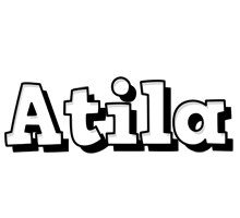 Atila snowing logo