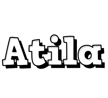 Atila snowing logo