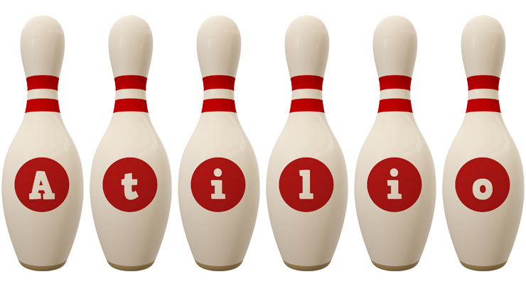 Atilio bowling-pin logo