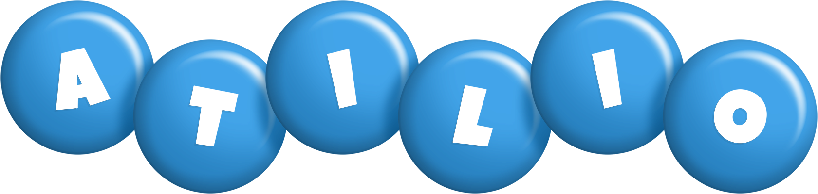 Atilio candy-blue logo